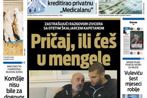 Naslovna strana "Vijesti" za 9. mart 2024.