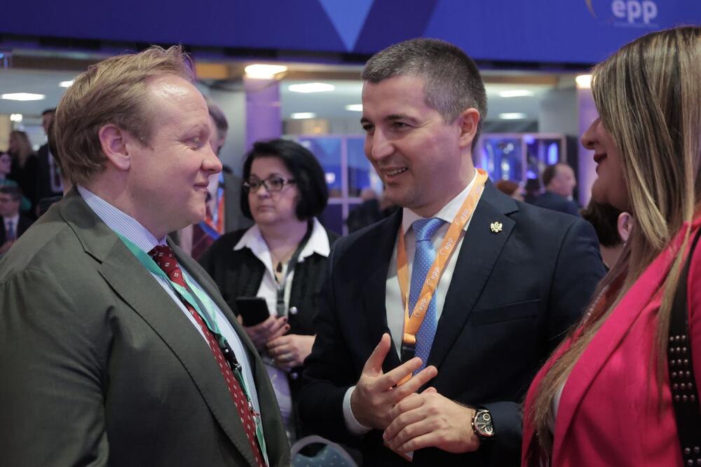 Tilman i Bečić, Foto: Demokratska Crna Gora