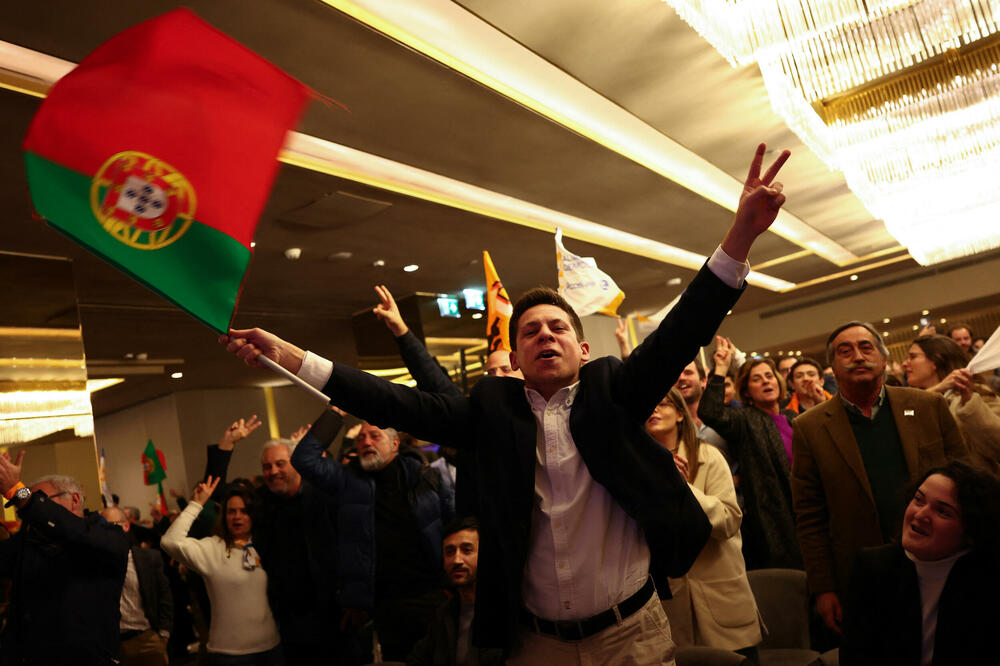 Slavlje pristalica Demokratskog saveza, Foto: Reuters