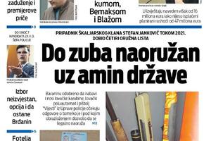 Naslovna strana "Vijesti" za 11. mart 2024.