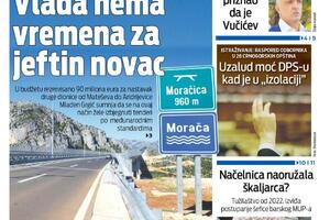 Naslovna strana "Vijesti" za 12. mart 2024.