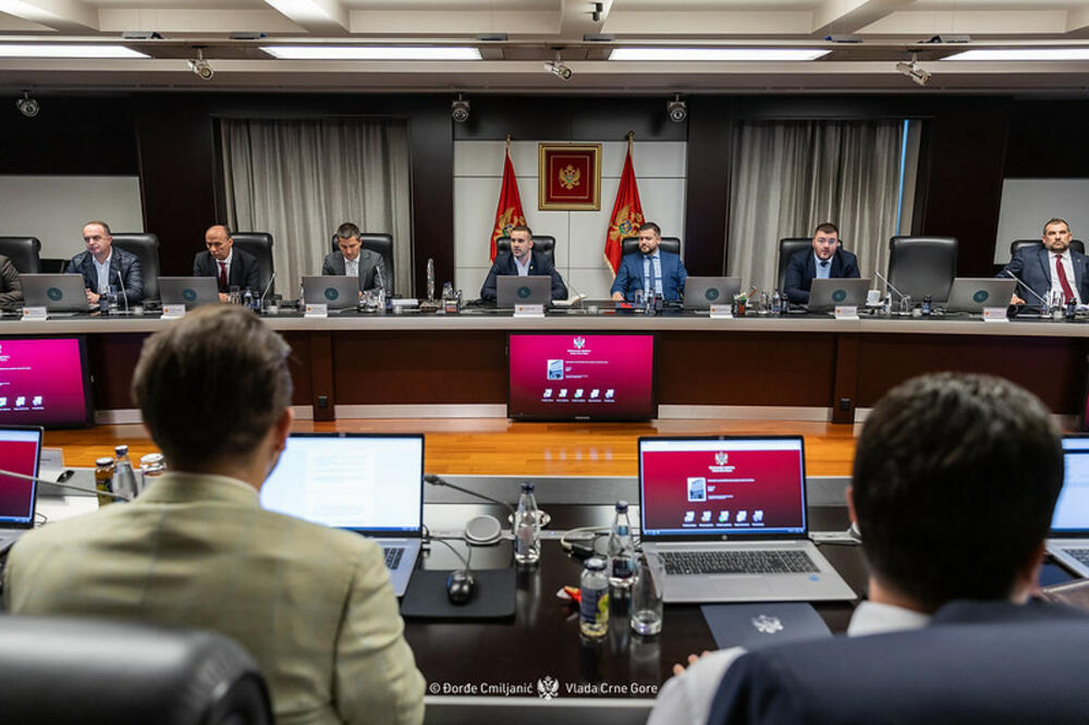 From the marathon session of the Government that started on March 12, Photo: Đorđe Cmiljanić/Government of Montenegro