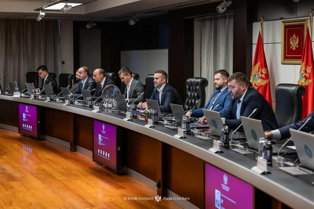 From one of the previous sessions of the Government, Photo: Đorđe Cmiljanić/Government of Montenegro