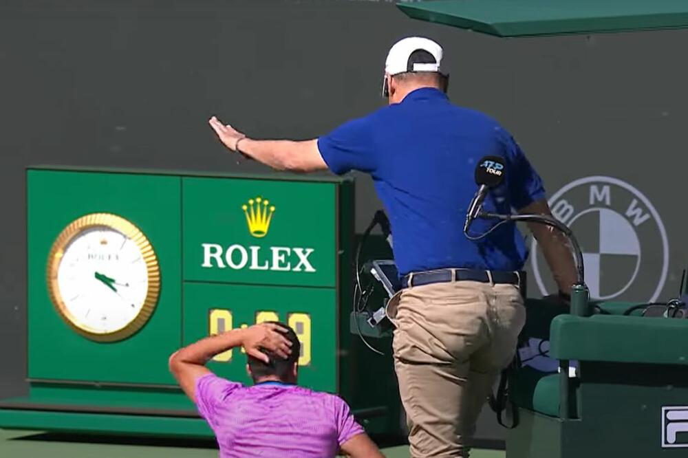 Alkaras i sudija Lajani bježe od pčela, Foto: Printscreen YouTube