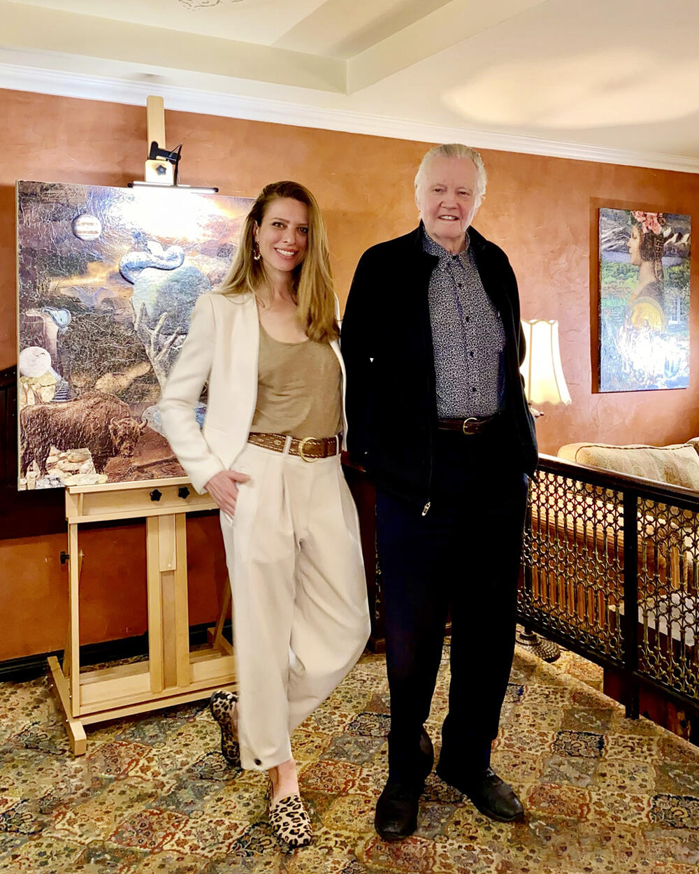 Biljana Mišiž i Džon Vojt