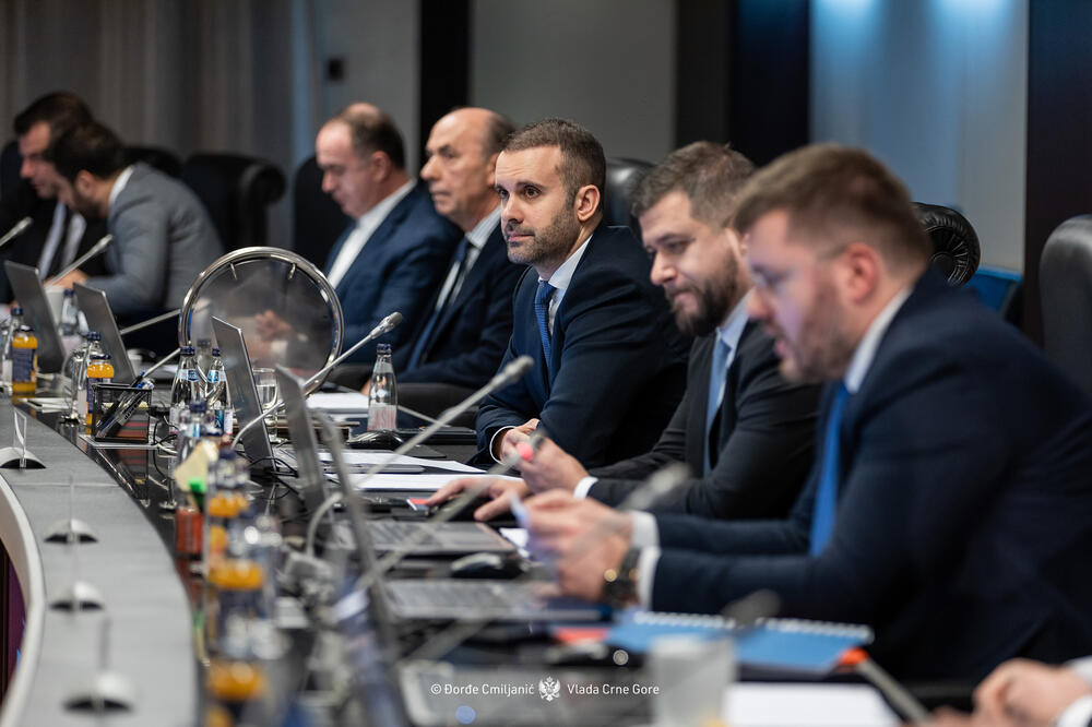 Detail from yesterday's Government session, Photo: Đorđe Cmiljanić/Government of Montenegro