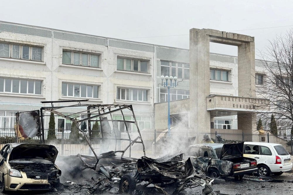 Detalj iz Belgoroda nakon napada, Foto: Reuters