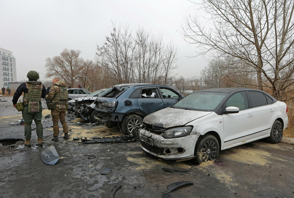 <p>Ministarstvo odbrane Rusije je saopštilo da su ruske snage oborile ukrajinski vojni helikopter Mi-8 koji se kretao ka ruskoj oblasti Belgorod</p>