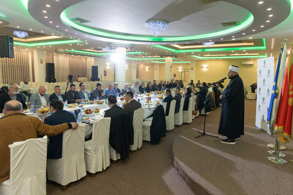 Iftar, Suljo Mustafić, Bošnjačko vijeće u Crnoj Gori, Rifat Fejzić