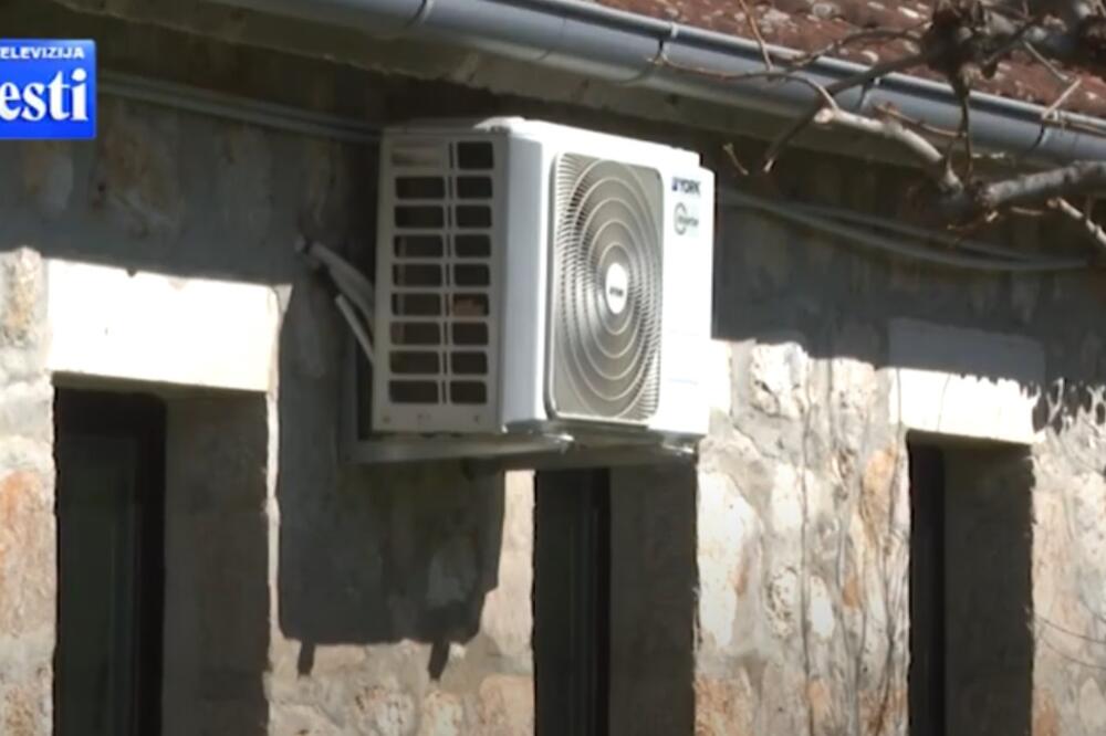 Klima uređaj na jednoj crkvi, Foto: Screenshot/TV Vijesti