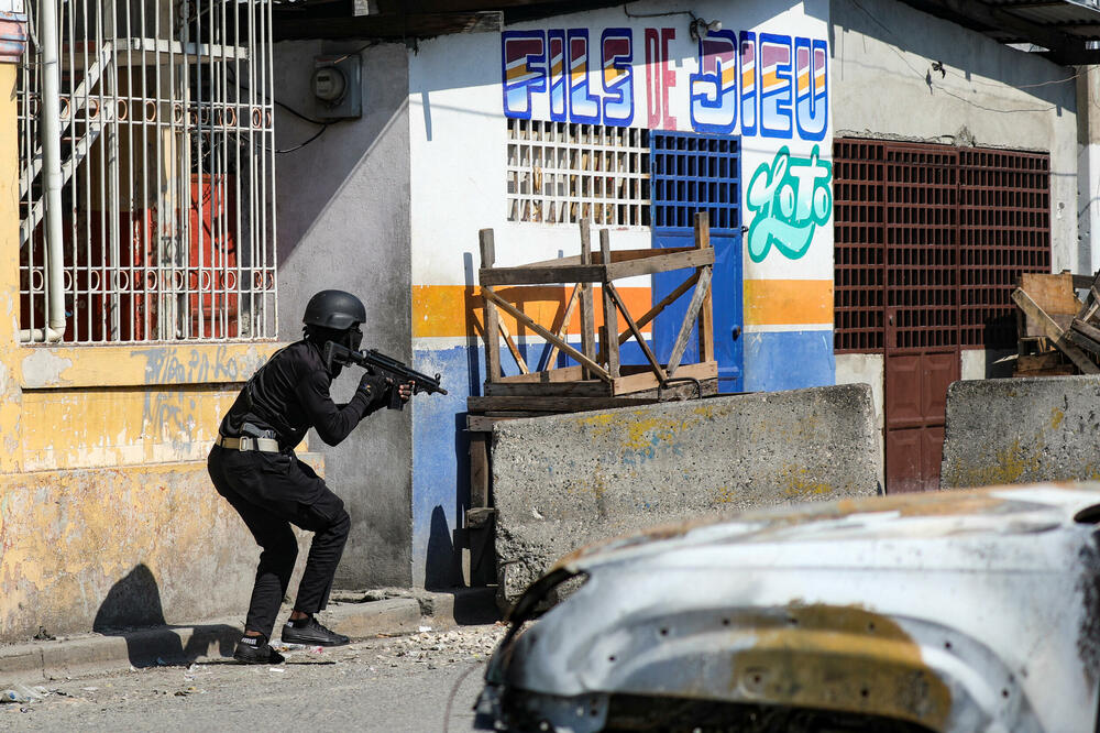 Haitian police in Port-au-Prince, Photo: Reuters
