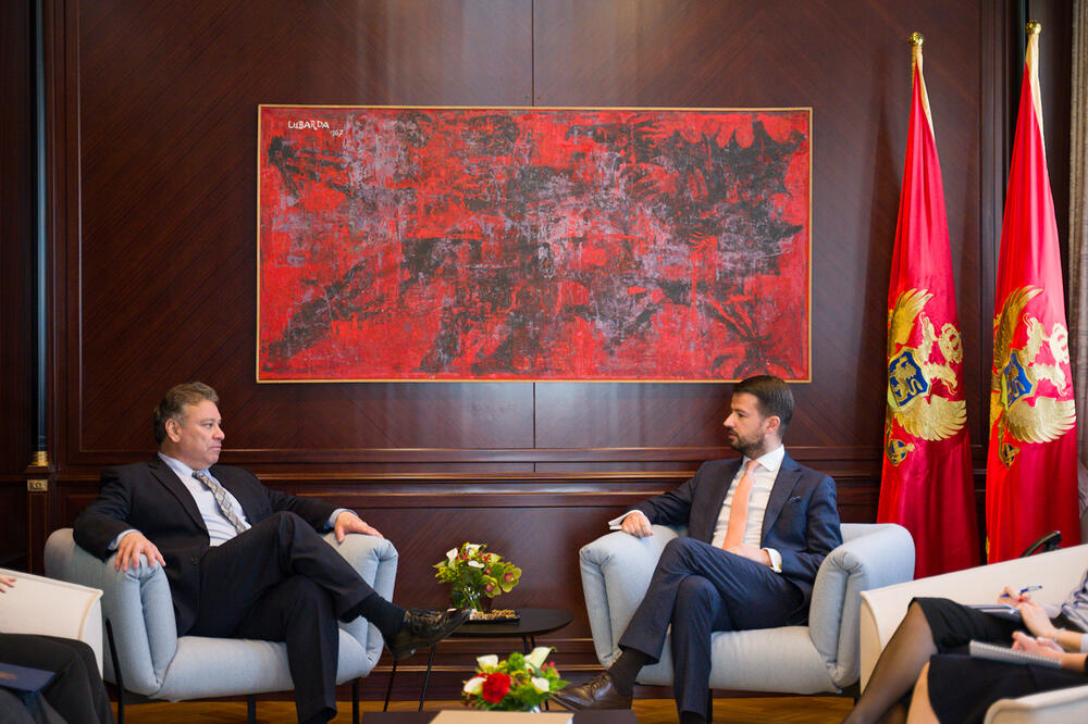 Sa sastanka: Milatović i Eskobar, Foto: Kancelarija za odnose s javnošću Predsjednika Crne Gore