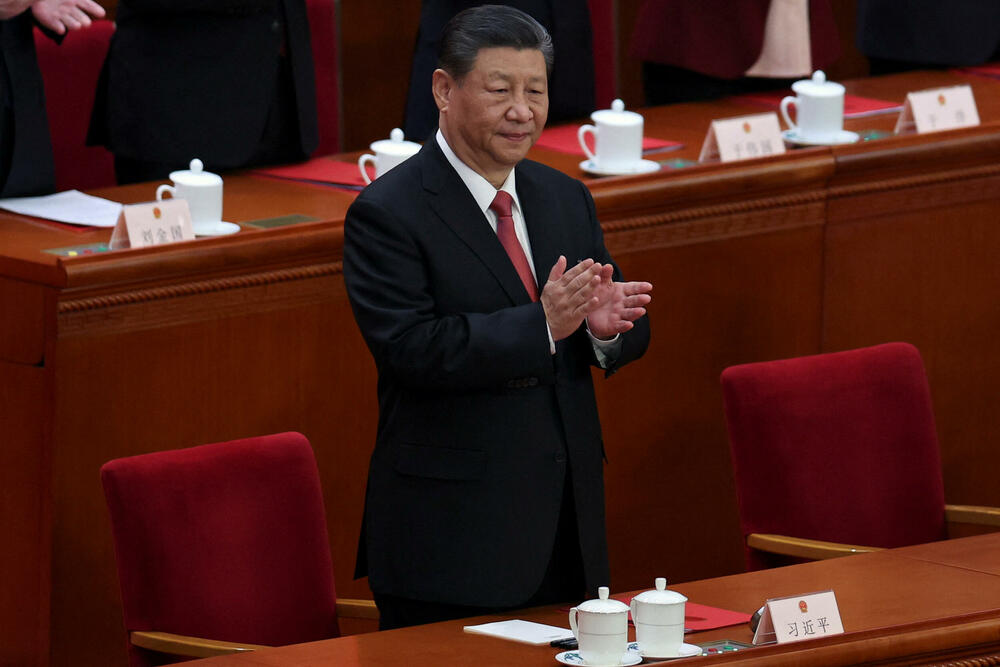 Si Đinping na zatvaranju Nacionalnog narodnog kongresa 11. marta