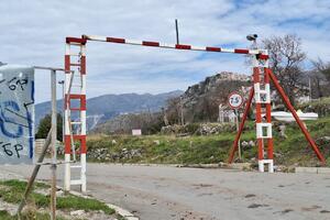 Hajdučija in Budva - illegally installed ramps on the way to...