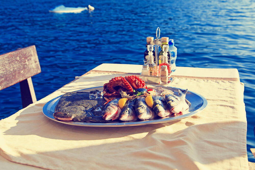 seafood is a must try in kotor