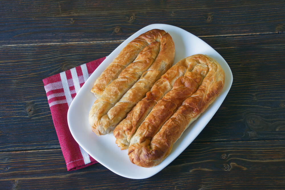 burek - unique pastry. ideal to start the day