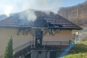 Bijelo Polje: House on fire, no injuries