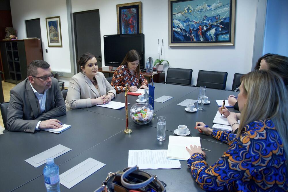 Sastanak sa predstavnicama Međunarodne organizacije za migracije, Foto: Ministarstvo rada i socijalnog staranja