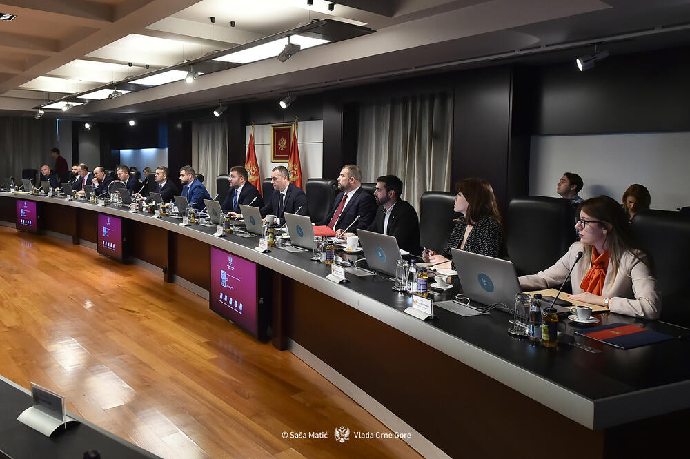 Sa sjednice Vlade, Foto: Saša Matić/Vlada Crne Gore