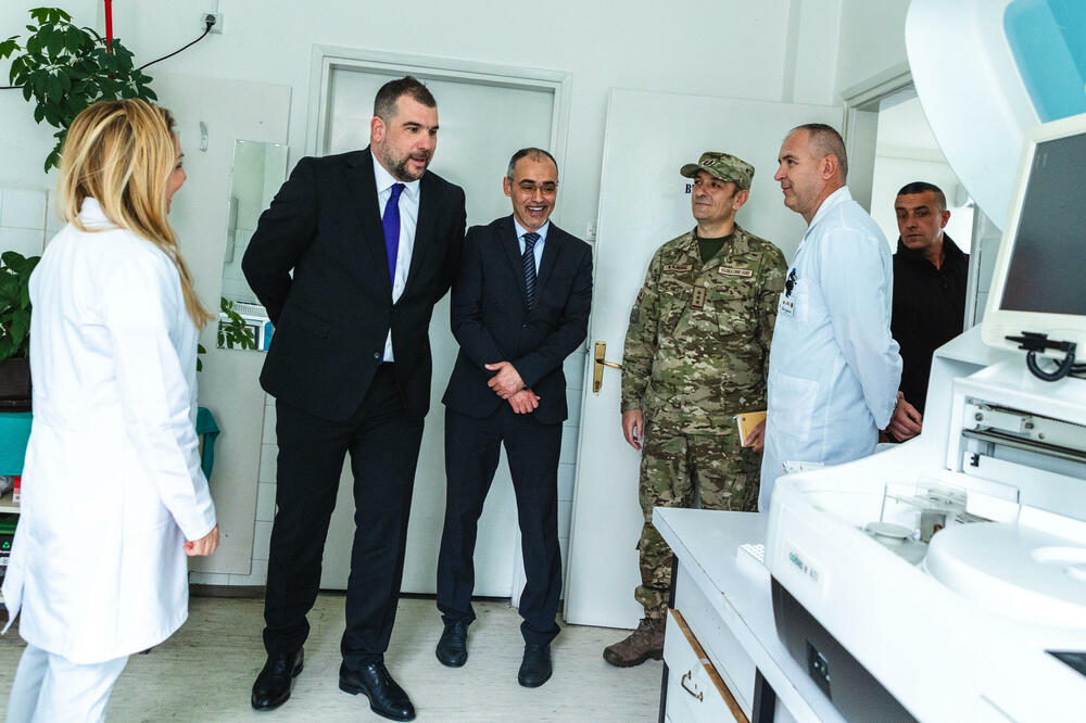Krapović during the visit, Photo: Ministry of Defense