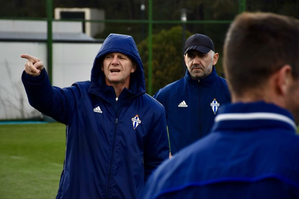 Milinković i pomoćnik Savić, Foto: FK Budućnost