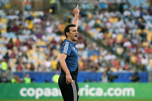 Argentina defeated El Salvador in a friendly match