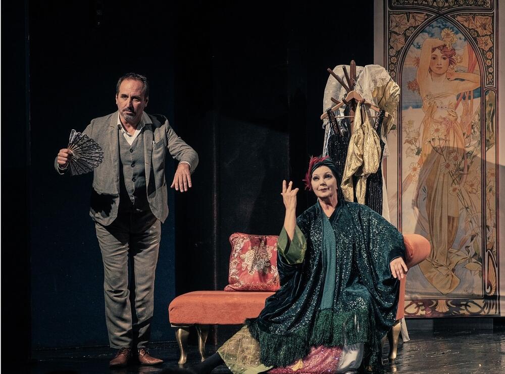 Iz predstave 'Uspomene Sare Bernar'