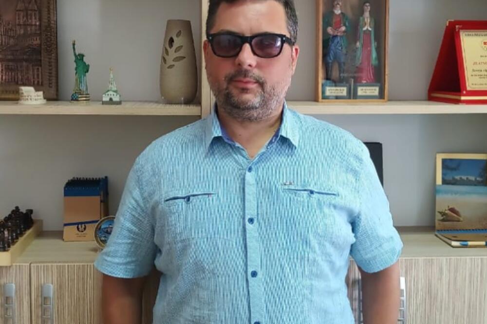 Goran Macanović, Foto: Savez slijepih Crne Gore