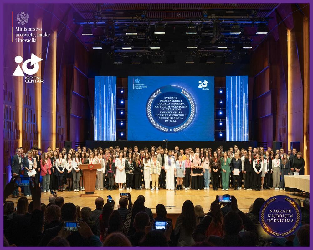 The Ministry of Education, Science and Innovation (MPNI) announced that a ceremony was held in the large hall of the Music Center and the awarding of prizes to the best students from the 2024 National Competition for Primary and Secondary School Students.