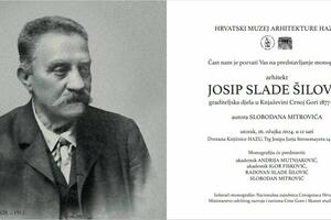 Rad Josipa Sladea u Crnoj Gori biće predstavljen u Zagrebu