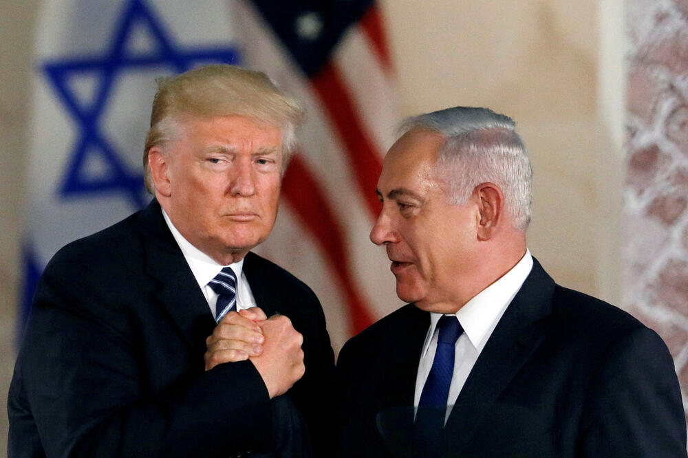 Donald Tramp i Benjamin Netanjahu, Foto: Rojters