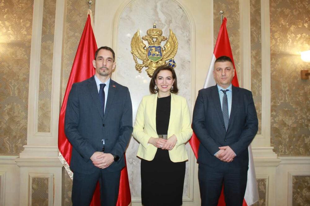 Ponudila pomoć u okviru EUROJUST-a: Zadić sa Markovićem i Novovićem, Foto: VDT