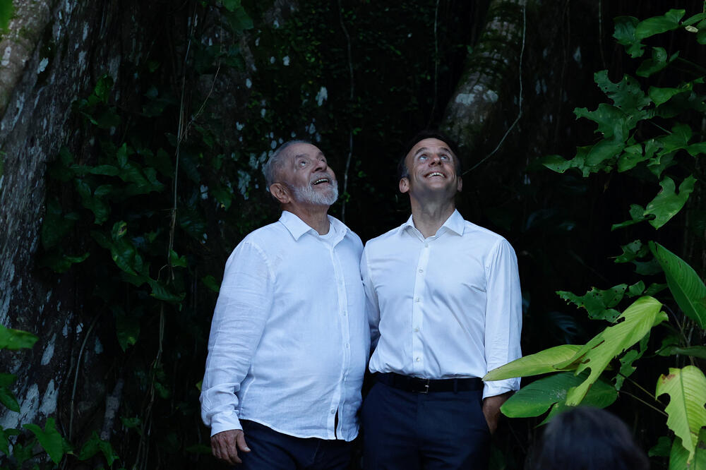 Luis Inacio Lula da Silva and Emmanuel Macron, Photo: Reuters