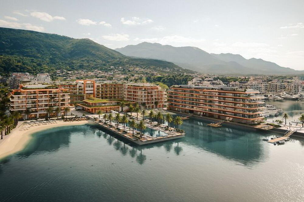Planirani izgled budućeg naselja: Synchro Yards, Foto: Porto MOntenegro