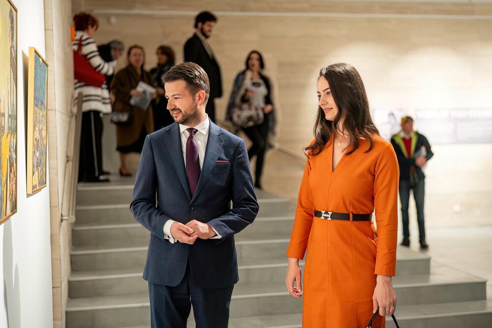 Sa otvaranja izložbe, Foto: twitter.com/JakovMilatovic