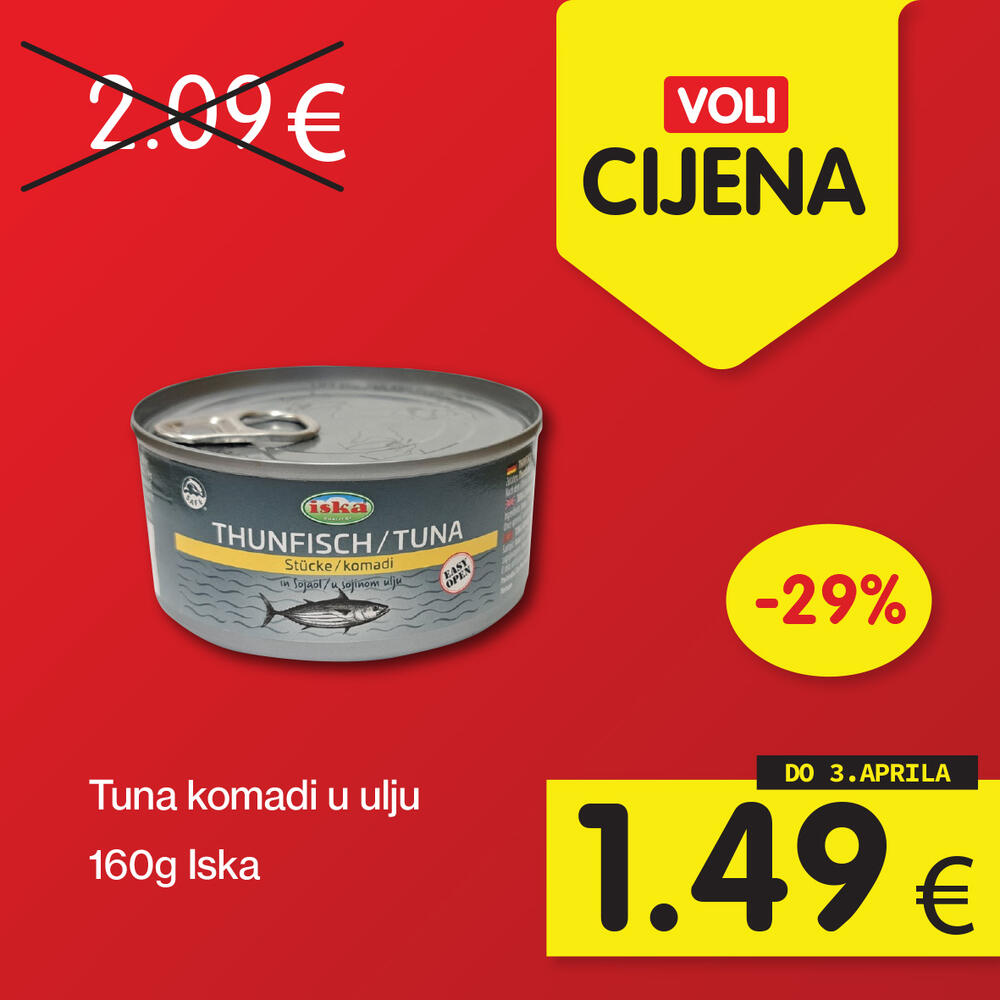 <p>Potražite ih u najbližem Voli ili Naš diskont marketu i uštedite vaš kućni budžet.</p>
