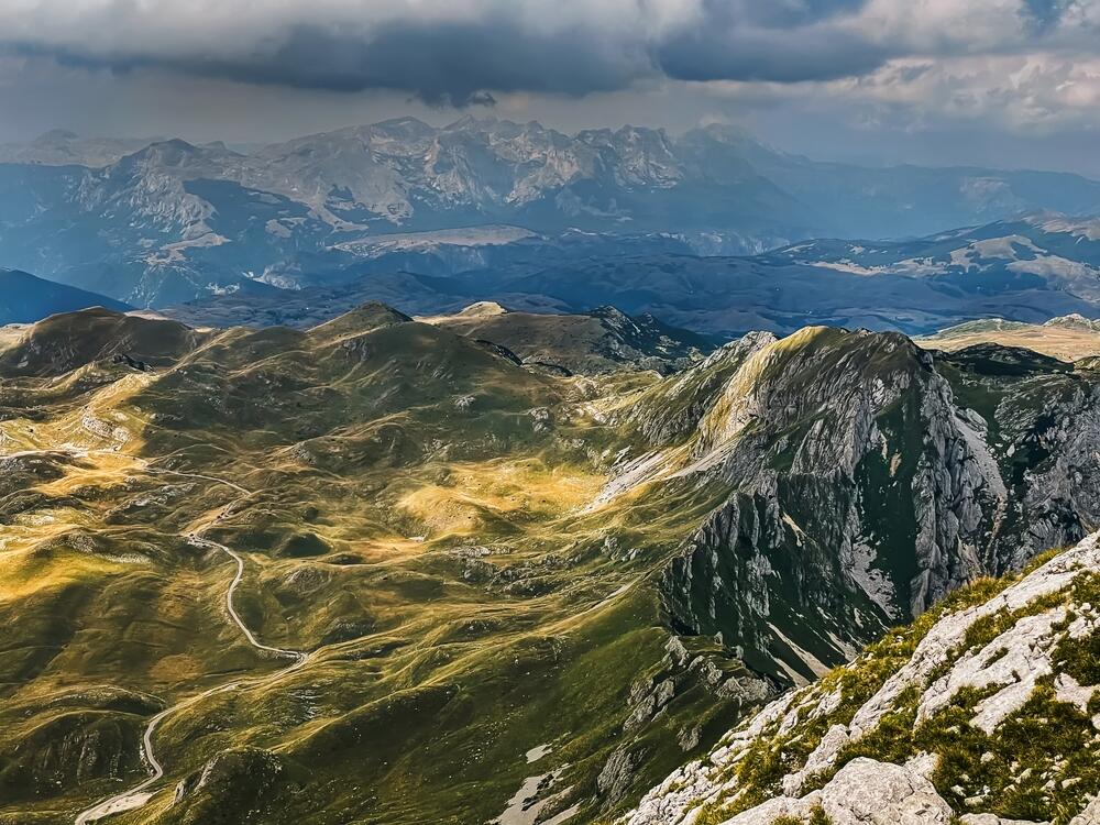 durmitor ring is a massive road around the mountain range