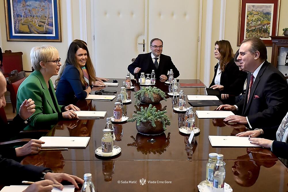 From the meeting with the President of Slovenia Nataša Pirc Musar, Photo: Saša Matić/Government of Montenegro