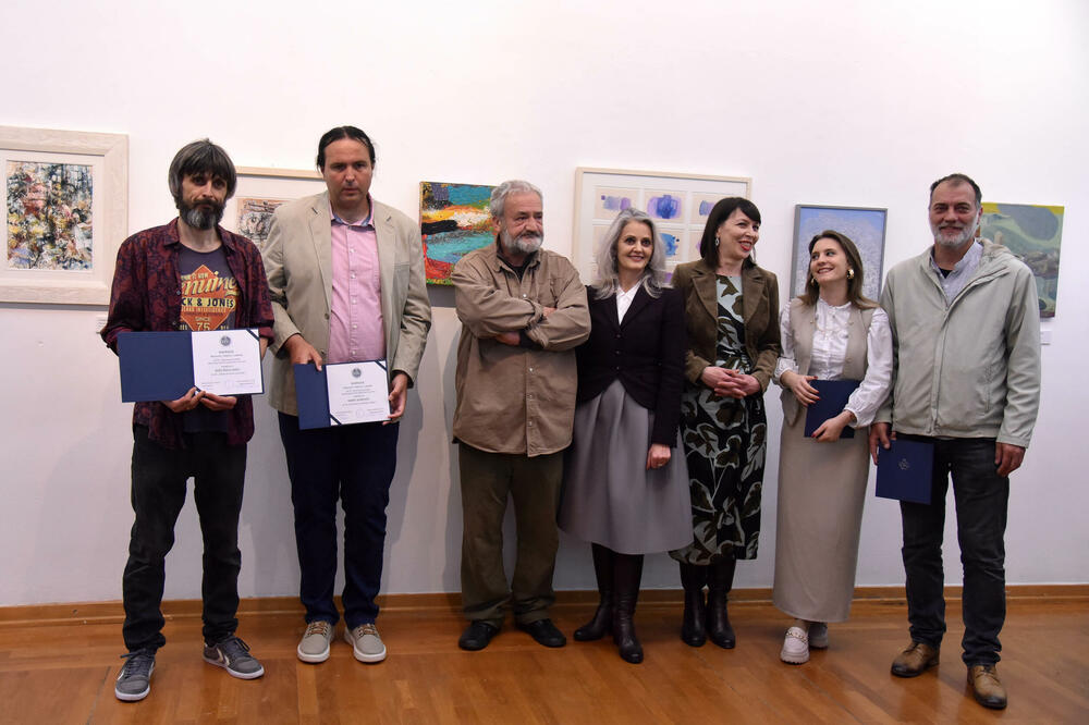 Traditional ULUCG exhibition opened. Although the prize, named after three great Montenegrin fine arts, is traditionally and symbolically awarded for drawing, sculpture and painting, this year that was not the case