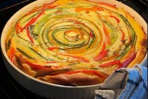 You haven't tried this one: Delicious pie with vegetables