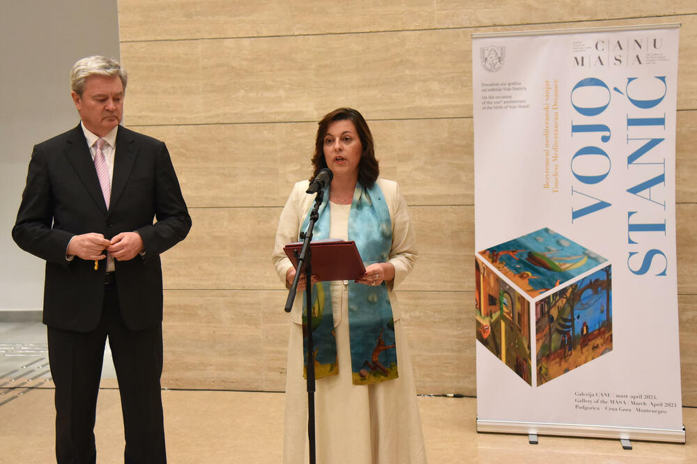 Sa otvaranja: Vukčević i Vujović, Foto: Luka Zeković