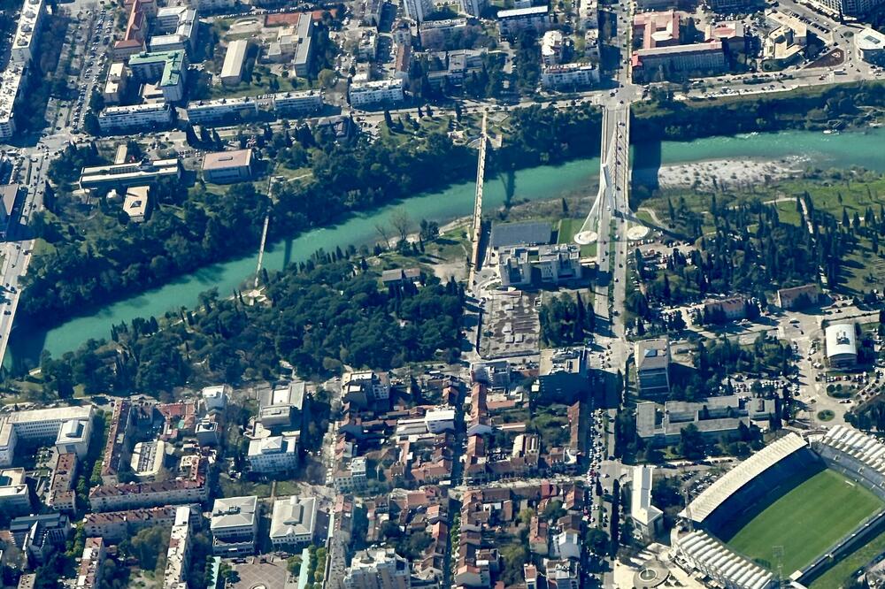 Podgorica iz ptičje perspektive, Foto: D. Dedović