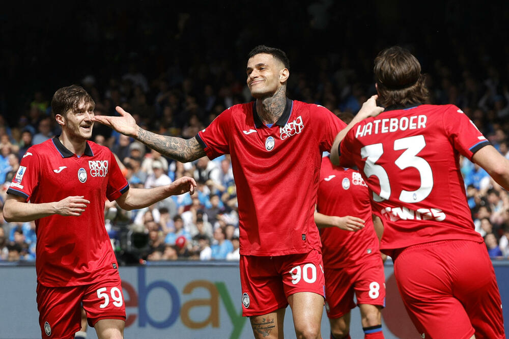 Skamaka proslavlja gol, Foto: Reuters