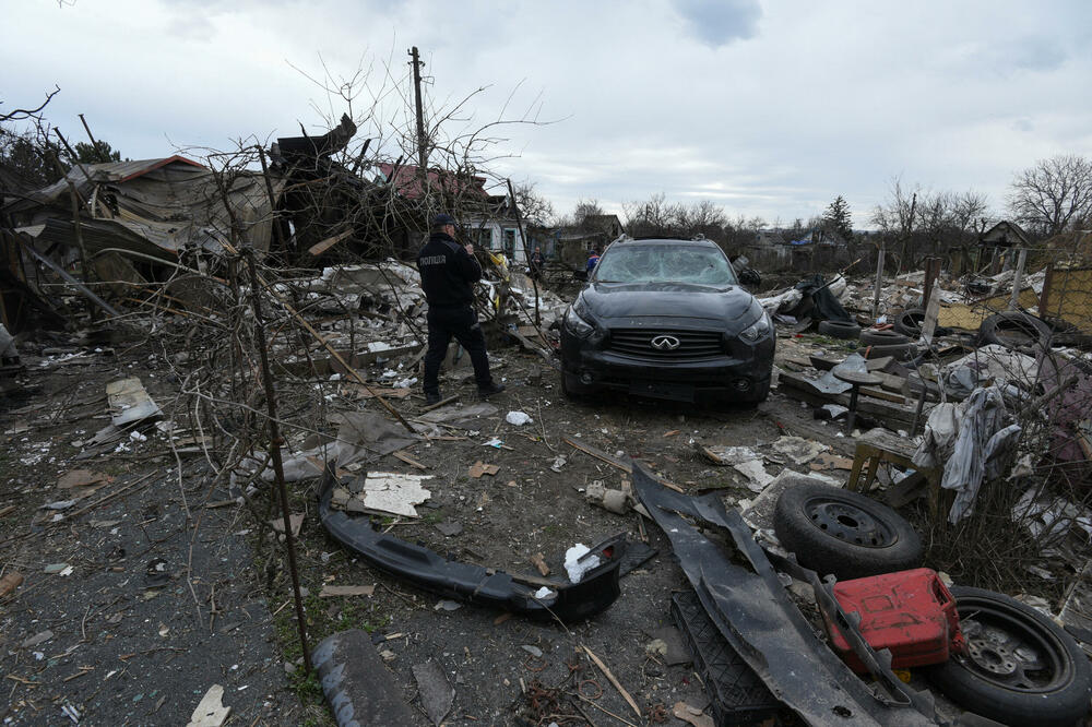 Detalj nakon ruskog napada na mjesto Kamjanske u regionu Dnjepropetrovska (Ilustracija), Foto: Reuters