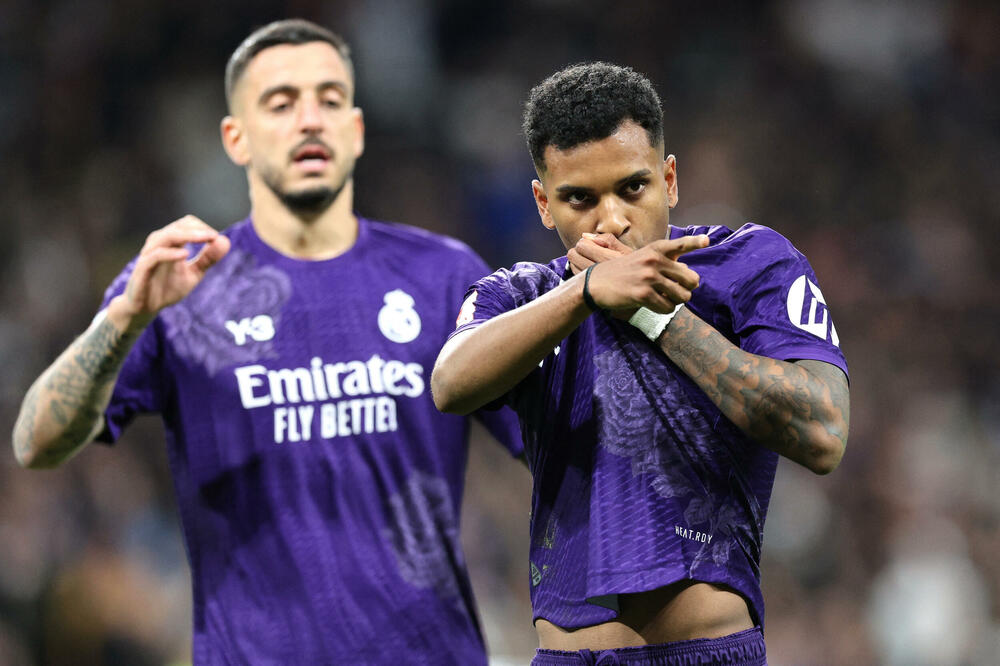 Rodrigo proslavlja gol, Foto: Reuters