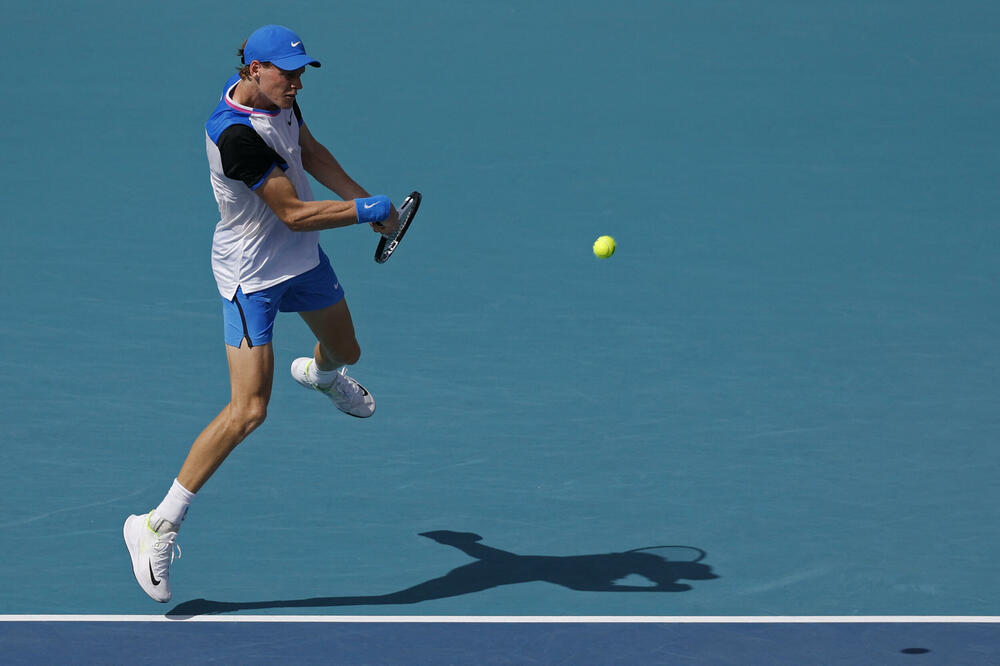 Siner tokom turnira u Majamiju, Foto: Reuters