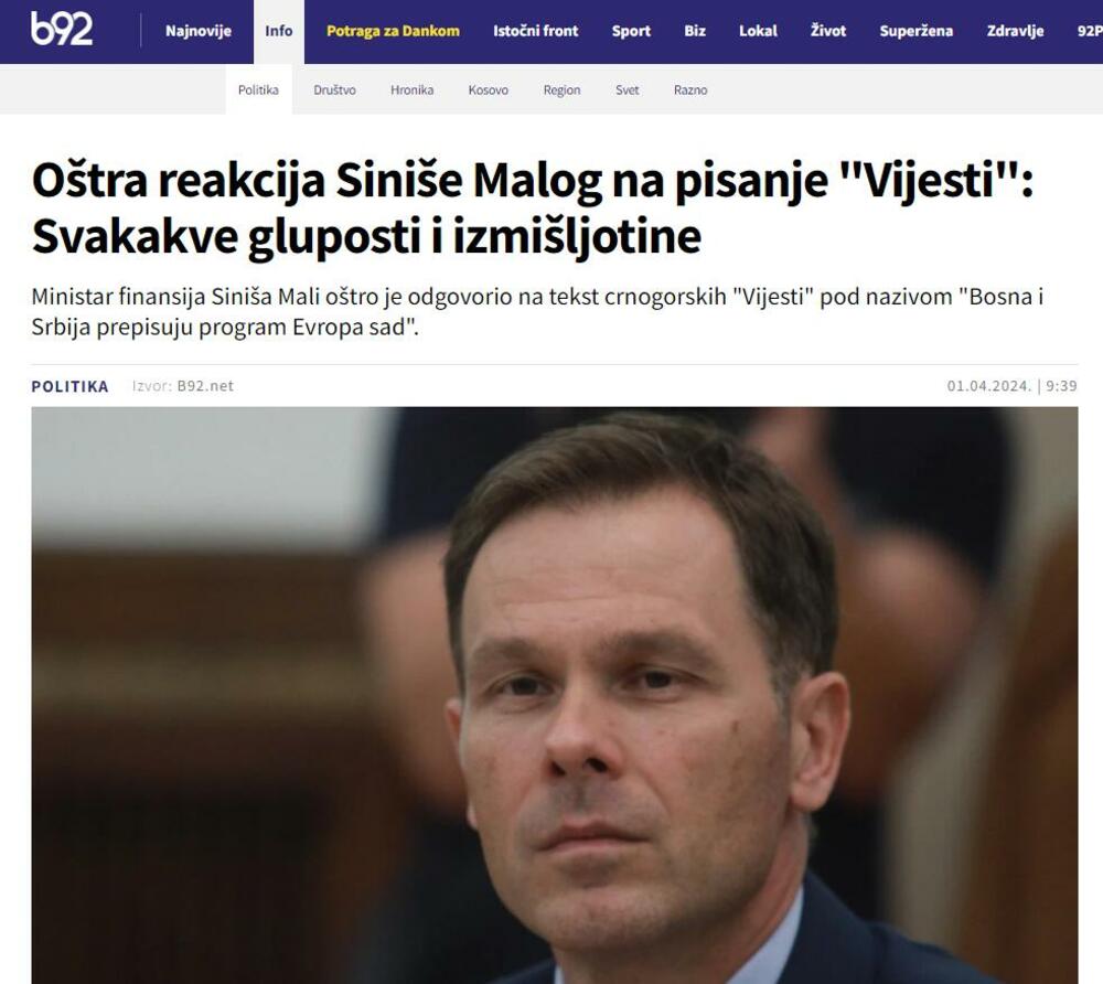 <p>Na ovogodišnju prvoaprilsku šalu "upecali" su se srpski ministar finansija, stranački megafoni po medijima i društvenim mrežama, pa i neki ozbiljni mediji</p>