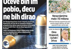 Naslovna strana "Vijesti" za 2. april 2024.