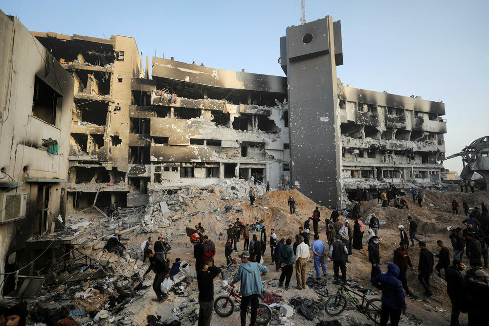 Kompleks bolnice Al Šifa u Gazi nakon povlačenja izraelskih vojnika, Foto: Rojters