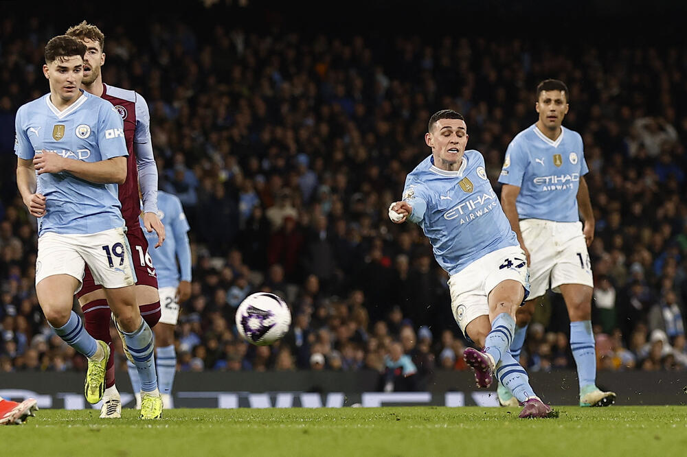 Fil Foden na večerašnjoj utakmici, Foto: Reuters